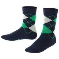 Falke Kinder Socken Classic Argyle 10542-6121 35-38 - Marine