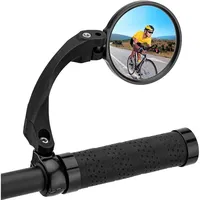ROCKBROS Fahrradspiegel schwarz kompatibel mit Lenkern 20–24 mm