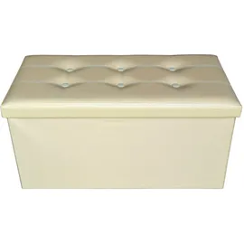 Rebecca Mobili Hocker Rebecca Kunstleder 38 x 76 x 38 cm Beige