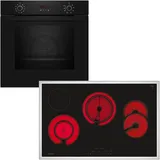 Neff BX48PB, Backofen-Set - schwarz/edelstahl