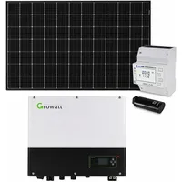 Growatt 4kWp Glas Glas PV-Anlage 4000W SPH4000TL3-BH-UP
