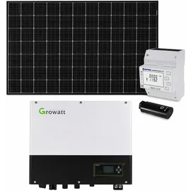 Growatt 4kWp Glas Glas PV-Anlage 4000W SPH4000TL3-BH-UP