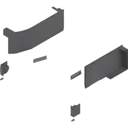 BLUM AVENTOS HK TOP Abdeckkappen-Set Servo Drive, Kunststoff - Kunststoff tiefgrau