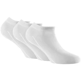 Rohner Sneakersocken 3er Pack Weiß 35-38
