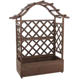 MCW Hochbeet MCW-P66 138 x 110 x 44 cm Braun