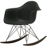 Vitra - Eames Plastic Armchair RAR RE, Ahorn dunkel / basic dark / tiefschwarz