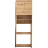 WELLTIME Waschmaschinenumbauschrank WELLTIME "Avena", braun (asteichefarben), B:63cm H:187cm T:24cm, Schränke, Waschmaschinenüberbau - Platz für Waschmaschinen bis 60 cm Breite