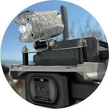 Roboterwerk SELFIE 55 Single S1 Drohnen Beleuchtungssystem, Transparent/Schwarz