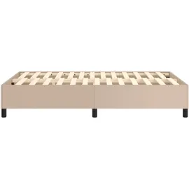 vidaXL Boxspringbett 120 x 200 cm Braun