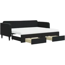 vidaXL Tagesbett 80 x 200 cm Schwarz