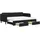 vidaXL Tagesbett 80 x 200 cm Schwarz