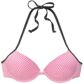 Buffalo Push-Up-Bikini-Top Damen Rosa/Schwarz 42 Cup C