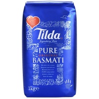 Tilda Pure Basmati Reis, langkörniger Reis - 1kg