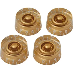 Gibson Top Hat Knobs Gold 4 pc.