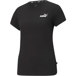 Puma Damen Essential Small Logo Tee schwarz