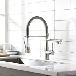 Timaco Küchenarmatur Ausziehbar Schwarz