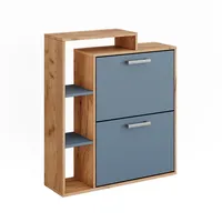 Vichy Vicco Schuhkipper Orlando, Goldkraft Eiche/Blau, 80 x 90