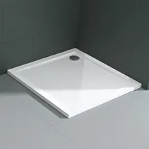 mai & mai Duschwanne 70x70x4cm Duschtasse aus hochwertigem Acryl Faro in weiß, Form: Quadratisch