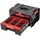 QBRICK System Pro Drawer 2 Werkzeugkoffer 2 Schubladen schwarz 450 x 310 x 244 mm