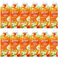 13tlg. 12x882ml Lenor Weichspüler 24H Wohlfühl Frische Orange + Sisal Tote Bag
