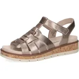 CAPRICE Sandalen Damen Taupe Metallic 36
