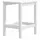 vidaXL Adirondack-Gartenstühle mit Hocker & Tisch HDPE Weiß
