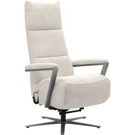 sit&more TV-Sessel Vario Comfort 70 x 124 x 85 cm Beige mit Kopfteilverstellung und 360° Drehfunktion
