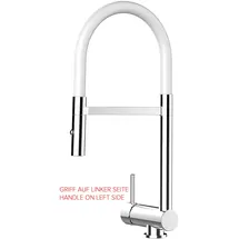 VIZIO Wasserhahn Vorfenster Einhebelmischer Weiß