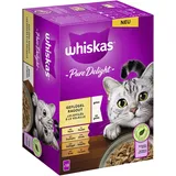 Whiskas Pure Delight Geflügel Ragout in Gelee 144 x 85 g