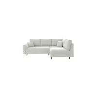 S-STYLE Ecksofa  Lars , weiß , Maße (cm): B: 231 H: 81