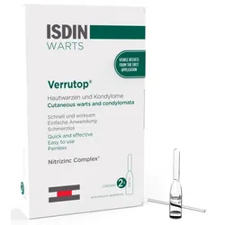 ISDIN WARTS Verrutop 2X0.1 ml Ampullen