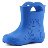 Ladeheid Eva federleichte Kinder Gummistiefel für Jungen und Mädchen Regenschuhe Bequeme und wasserdichte Regenstiefel Kinder LA-CA-01