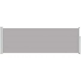 vidaXL Ausziehbare Seitenmarkise 100 x 300 cm grau 48374