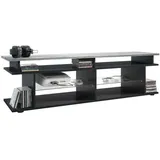 Vladon Movie V3 Lowboard 138,5 x 39 x 37,5 cm Schwarz matt/Holzwerkstoff
