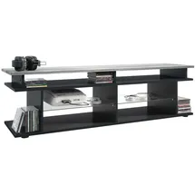 Vladon Movie V3 Lowboard 138,5 x 39 x 37,5 cm Schwarz matt/Holzwerkstoff