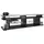 Vladon Movie V3 Lowboard 138,5 x 39 x 37,5 cm Schwarz matt/Holzwerkstoff