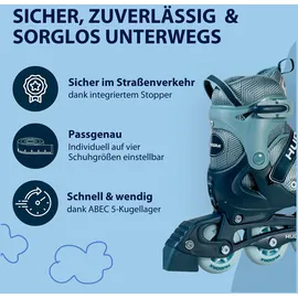 Hudora Inline Skates Leon 2.0 - blau