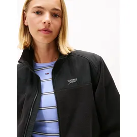 Tommy Hilfiger Regular Fit Sweatjacke aus Fleece, Black, M