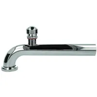 tecuro Abgangsbogen 90° mit Rohrbelüfter verchromt 220 mm