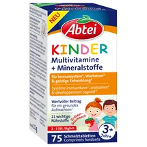 Perrigo Abtei Kinder Multivitamine + Mineralstoffe Schmelztabletten 75 St.