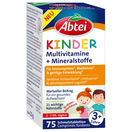 Perrigo Abtei Kinder Multivitamine + Mineralstoffe Schmelztabletten 75 St.