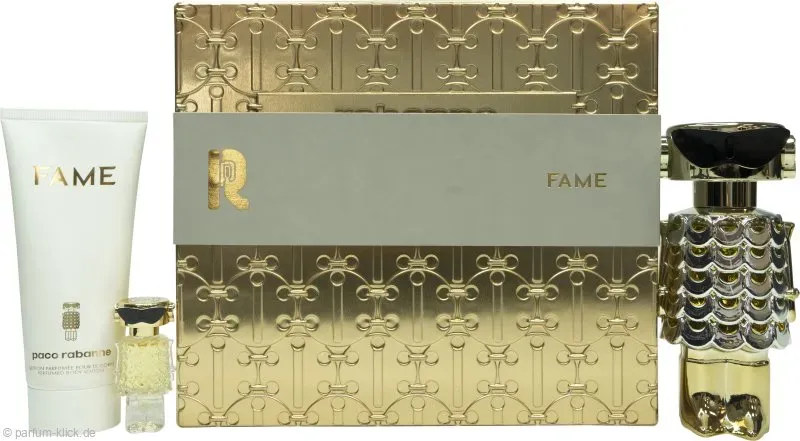 Paco Rabanne Fame Gift Set 80ml EDP + 100ml Body Lotion + 4ml EDP