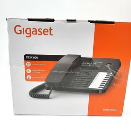 Gigaset DESK 600 Telefon Schwarz