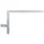 GAH Alberts Alberts Tor-Winkelband spitz, oben, 400x600mm ⌀16mm