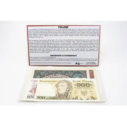 5er-Satz polnische Banknoten