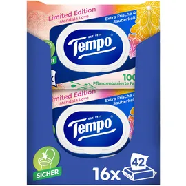 Tempo Feuchttücher Limited Edition 16 x 42 St.