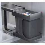 HAILO Mülleimer Küche, Einbau ab 40cm Schrank, Ausfahrautomatik