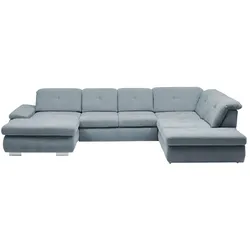 Lounge Collection Wohnlandschaft Flachgewebe  Affair , blau , Maße (cm): B: 371 H: 100 T: 260.0