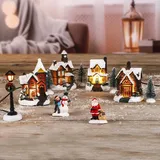 Hi Weihnachtsdeko LED-Weihnachtsdorf