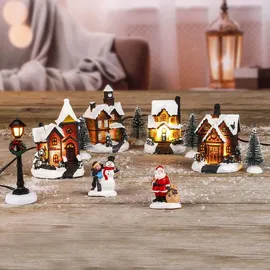 Hi Weihnachtsdeko LED-Weihnachtsdorf